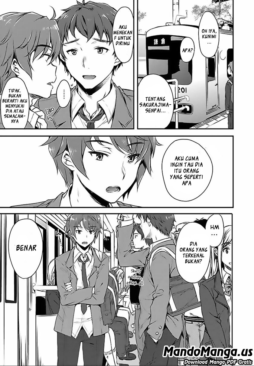 Seishun Buta Yarou wa Bunny Girl-senpai no Yume wo Minai chapter 1